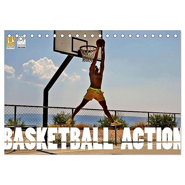 Basketball Action (Tischkalender 2024 DIN A5 quer), CALVENDO Monatskalender, Boris Robert