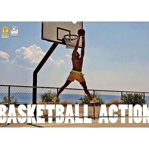Basketball Action (Wandkalender 2023 DIN A2 quer), Boris Robert
