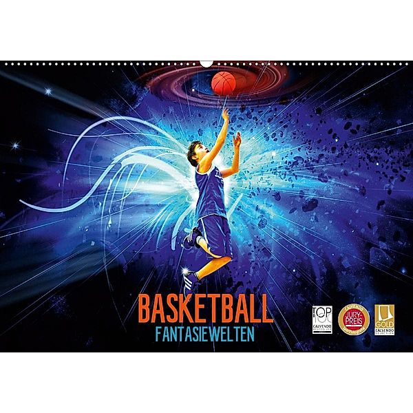Basketball Fantasiewelten (Wandkalender 2020 DIN A2 quer), Dirk Meutzner