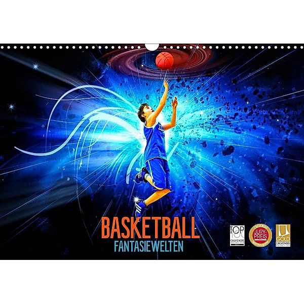 Basketball Fantasiewelten (Wandkalender 2023 DIN A3 quer), Dirk Meutzner