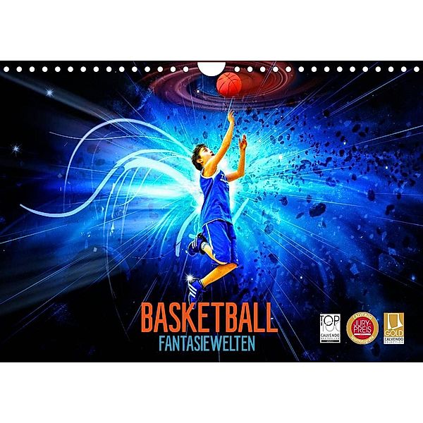 Basketball Fantasiewelten (Wandkalender 2023 DIN A4 quer), Dirk Meutzner