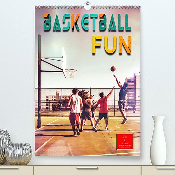 Basketball Fun (Premium, hochwertiger DIN A2 Wandkalender 2023, Kunstdruck in Hochglanz), Peter Roder