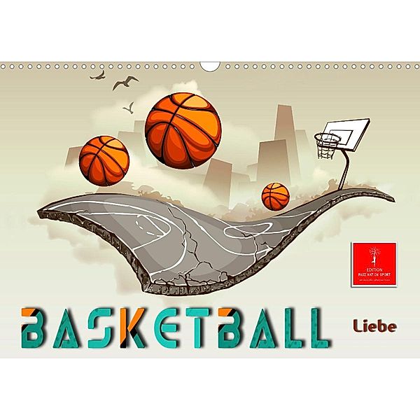 Basketball Liebe (Wandkalender 2023 DIN A3 quer), Peter Roder