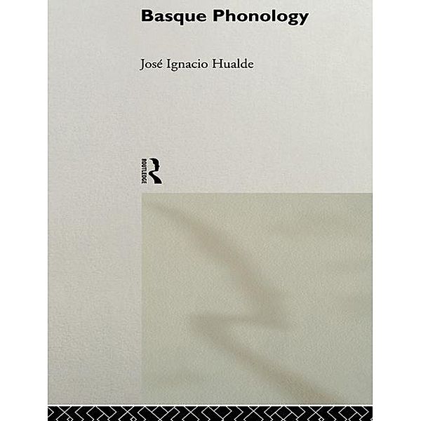 Basque Phonology, José Ignacio Hualde