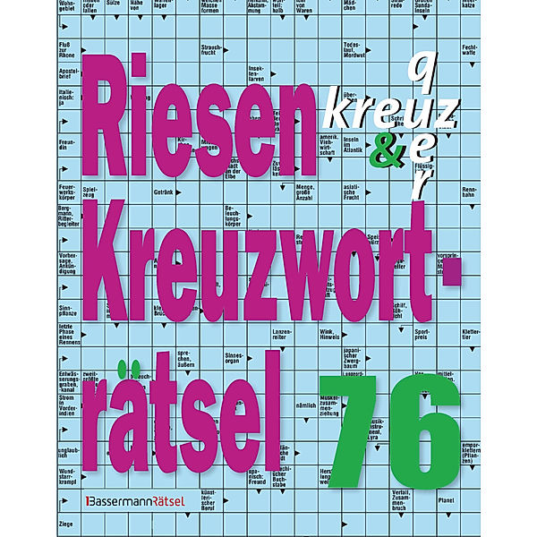 Bassermann Rätsel / Riesen-Kreuzworträtsel.Bd.76, Eberhard Krüger