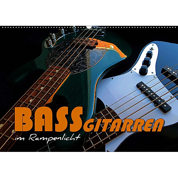 Bassgitarren im Rampenlicht (Wandkalender 2019 DIN A2 quer), Renate Bleicher