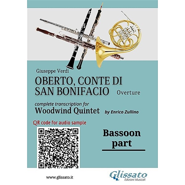 Bassoon part of Oberto for Woodwind Quintet / Oberto,Conte di San Bonifacio - Woodwind Quintet Bd.5, Giuseppe Verdi, A Cura Di Enrico Zullino