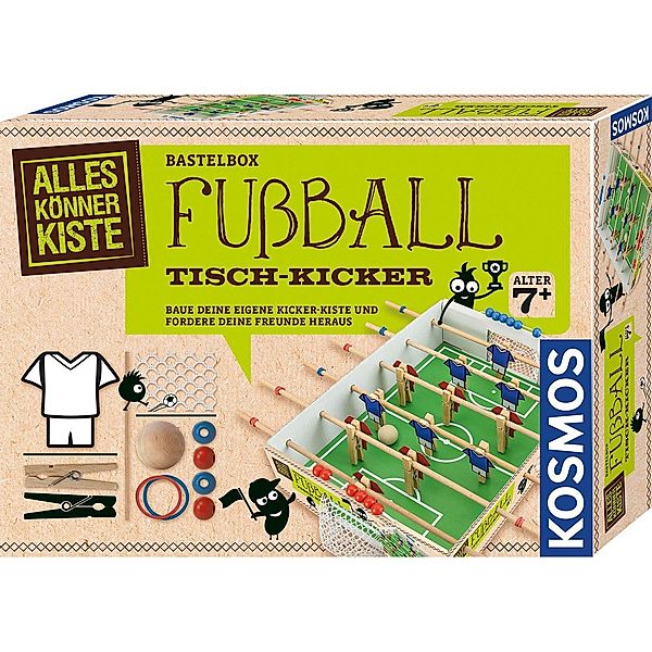 KOSMOS Bastel-Box: Alles Könner Kiste – Fußball Tisch-Kicker