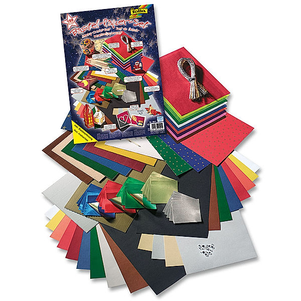 folia Bastel-Papier-Set WEIHNACHTEN 198-teilig