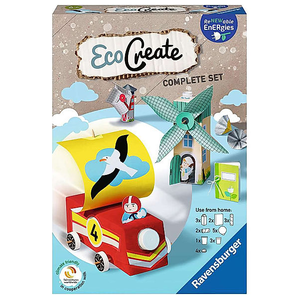 Ravensburger Verlag Bastel-Set ECO CREATE  RENEWABLE ENERGIES in bunt