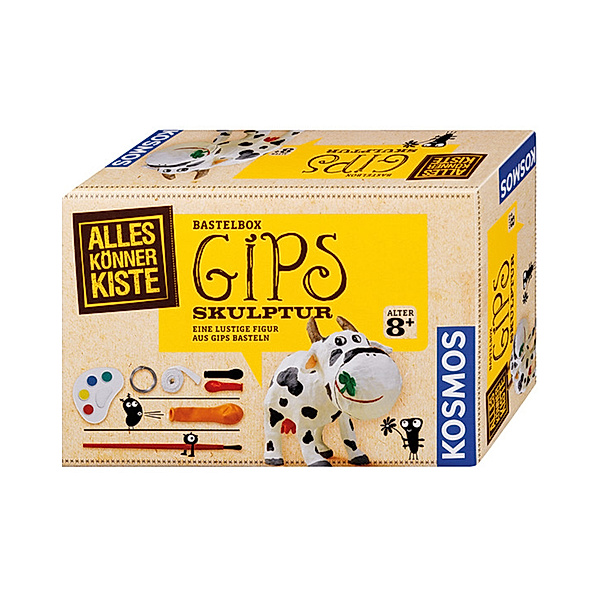 Kosmos Spiele Bastelbox GIPS SKULPTUR 12-teilig in bunt