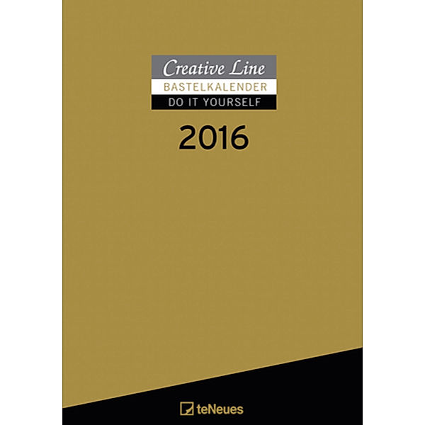 Bastelkalender 2016 gold