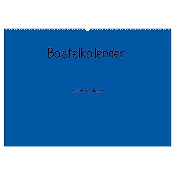 Bastelkalender - Blau (Wandkalender 2024 DIN A2 quer), CALVENDO Monatskalender, Peter Pantau