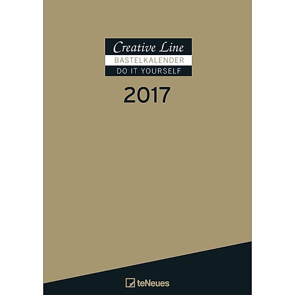 Bastelkalender gold 2017