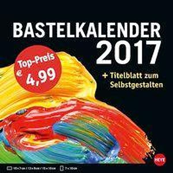 Bastelkalender klein schwarz 2017