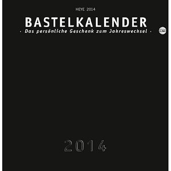 Bastelkalender, schwarz (17,5 x 17,5 cm) 2014