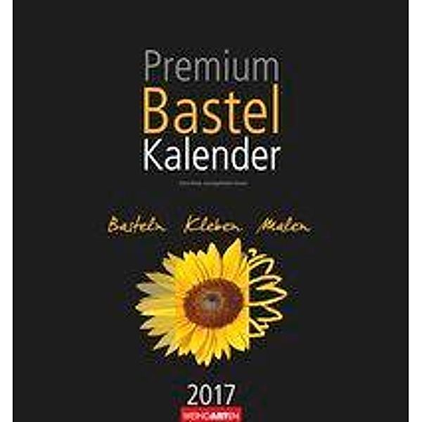 Bastelkalender schwarz 2017