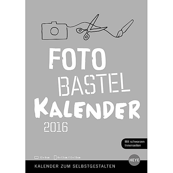 Bastelkalender silber A5 2016