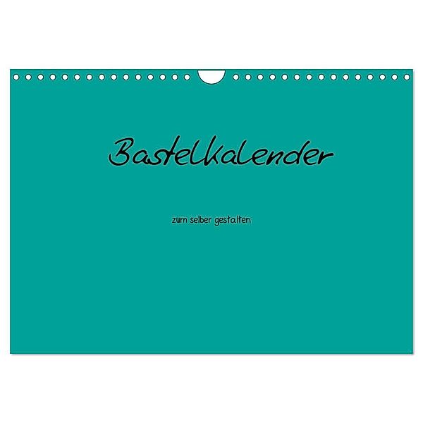 Bastelkalender - Türkis (Wandkalender 2024 DIN A4 quer), CALVENDO Monatskalender, Nina Tobias