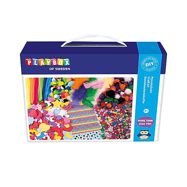 Playbox Bastelkoffer MEGA MIX 3.500-teilig