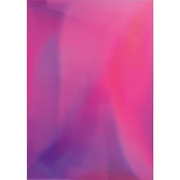 folia Bastelpapier MAGIC RAINBOW PAPER (50x70cm) 10 Bogen in pink