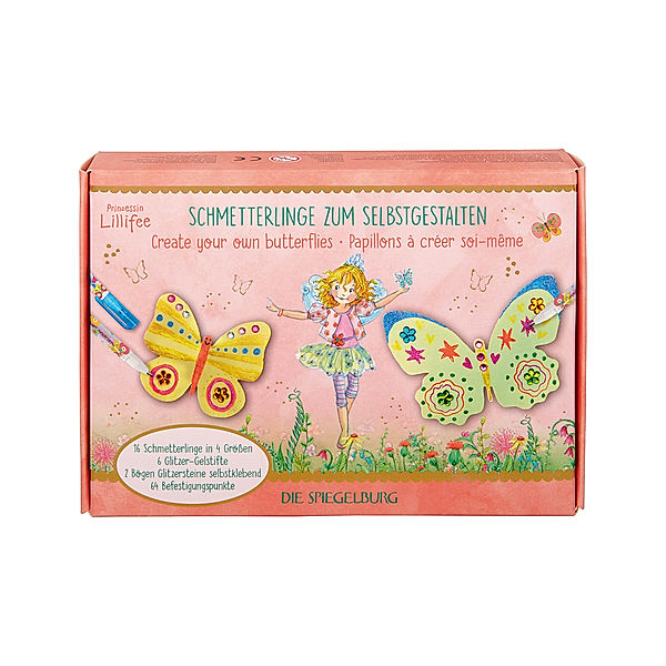 Die Spiegelburg Bastelset PRINZESSIN LILLIFEE - SCHMETTERLINGE 88-teilig