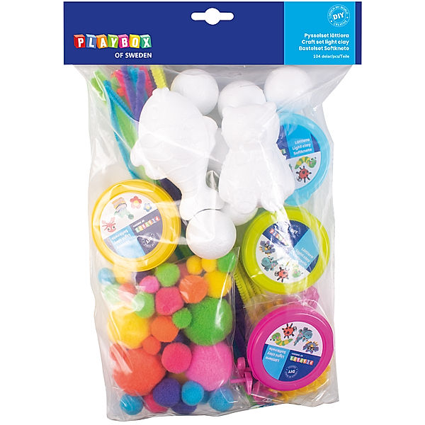 Playbox Bastelset SOFTKNETE 104-teilig