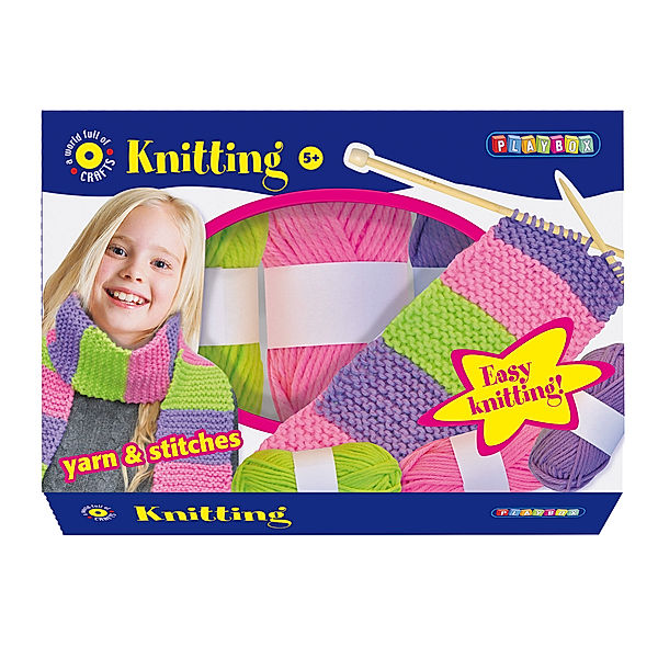 Playbox Bastelset Stricken