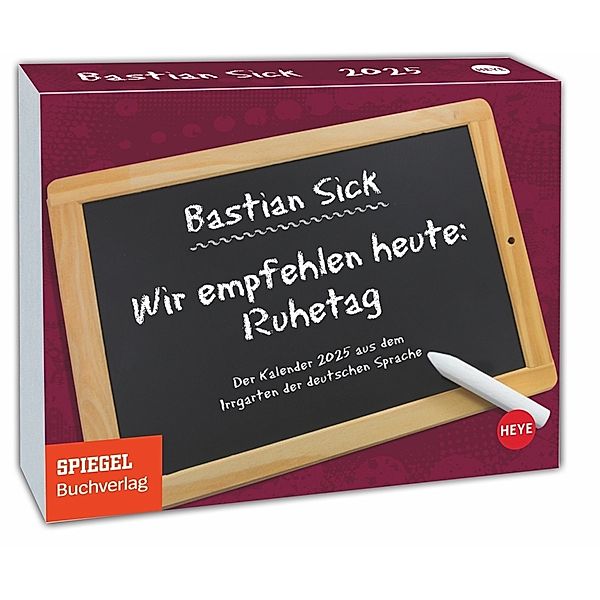 Bastian Sick Tagesabreisskalender 2025, Bastian Sick