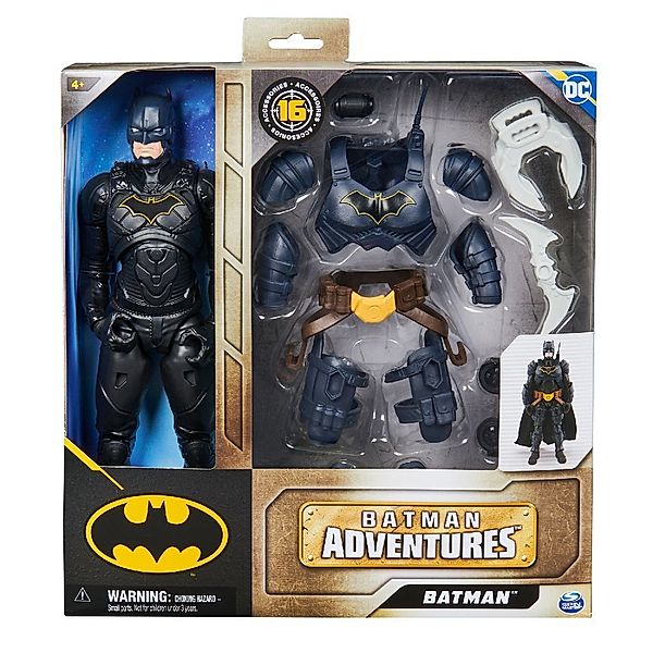 Amigo Verlag, Spin Master BAT Batman 30cm Figur mit Clip-On Access