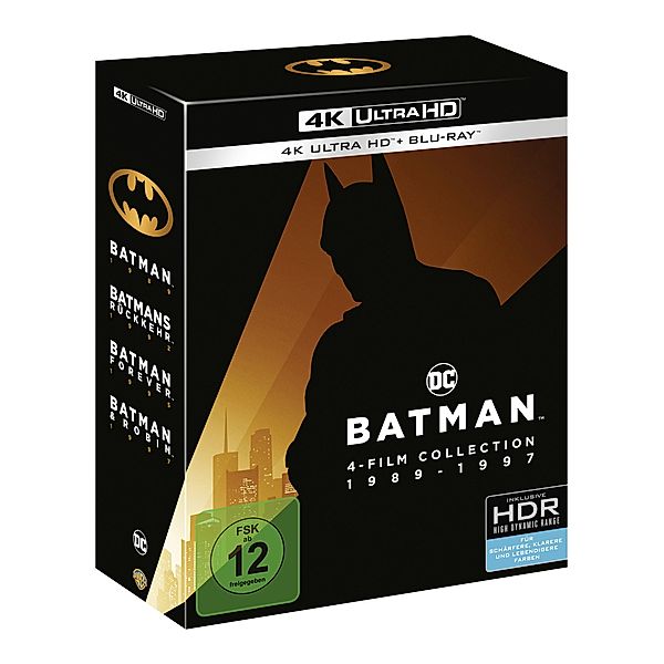 Batman 1 - 4 Collection (4K Ultra HD), Keine Informationen