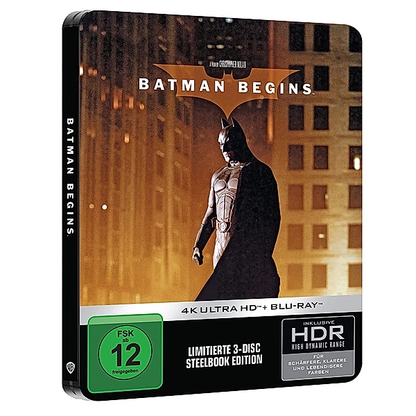 Batman Begins (4K Ultra HD) - Steelbook