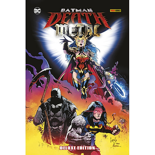 Batman: Death Metal (Deluxe Edition), Scott Snyder, Greg Capullo, Tony S. Daniel, Joshua Williamson, Peter Tomasi, James Tynion, Jeff Lemire, Eddy Barrows, Francis Manapul, u.a.