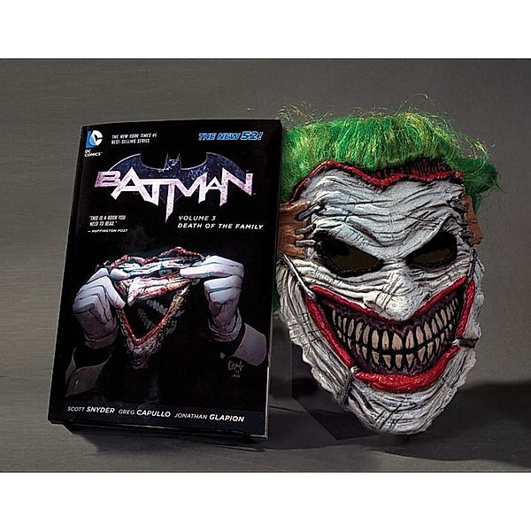 Batman: Death of the Family, Book and Joker Mask Set, Scott Snyder