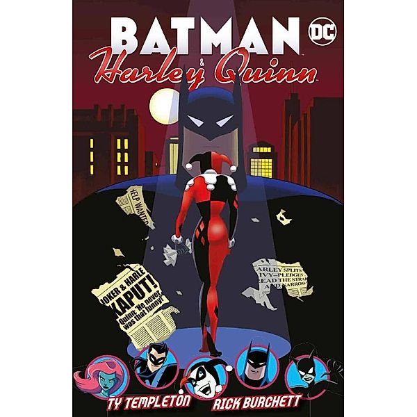 Batman & Harley Quinn, Ty Templeton, Rick Burchett, Jeff Parker, Craig Rousseau, Luciano Vecchui, Matthew Dow Smith, Sandy Jarrell, Amanda Deibert, David Hahn, Dario Brizuela