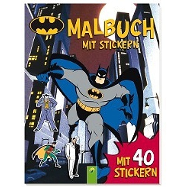 Batman Malbuch mit Stickern