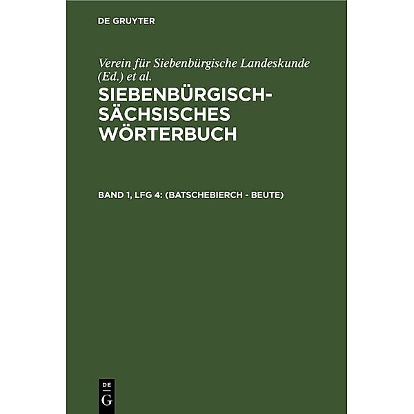 (Batschebierch - Beute)