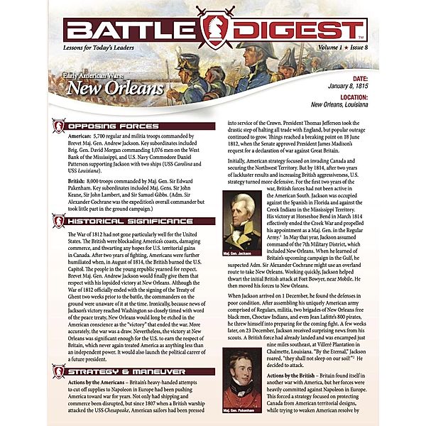 Battle Digest: New Orleans / Battle Digest