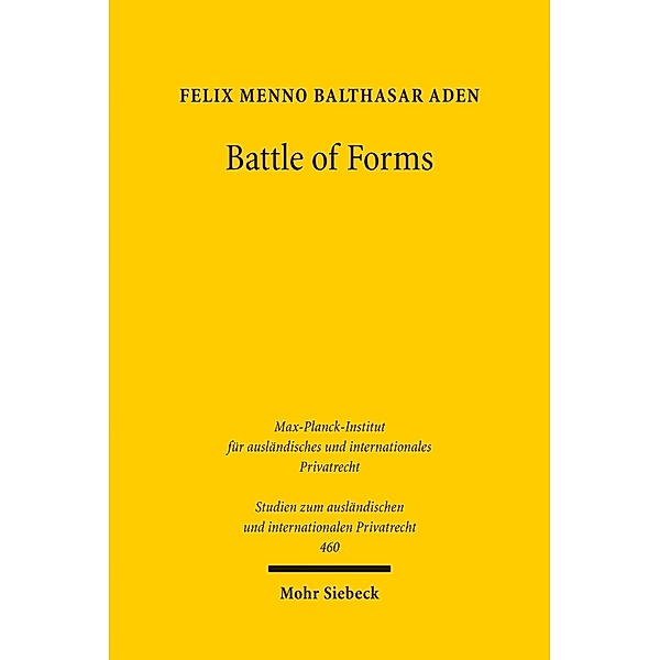 Battle of Forms, Felix Menno Balthasar Aden