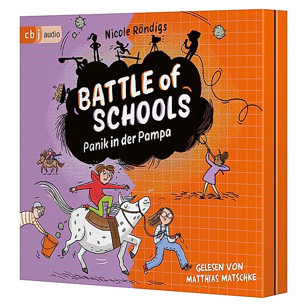 Battle of Schools - Panik in der Pampa,3 Audio-CD, Nicole Röndigs