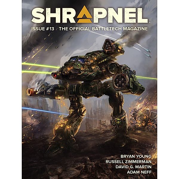 BattleTech: Shrapnel, Issue #13 (The Official BattleTech Magazine) / BattleTech Magazine, Philip A. Lee Editor