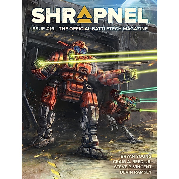 BattleTech: Shrapnel, Issue #16 (The Official BattleTech Magazine) / BattleTech Magazine, Philip A. Lee Editor