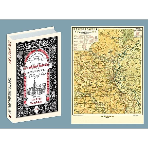 Bau- und Kunstdenkmäler des Kreises Wanzleben 1912, Buch und Karte, Heinrich Bergner