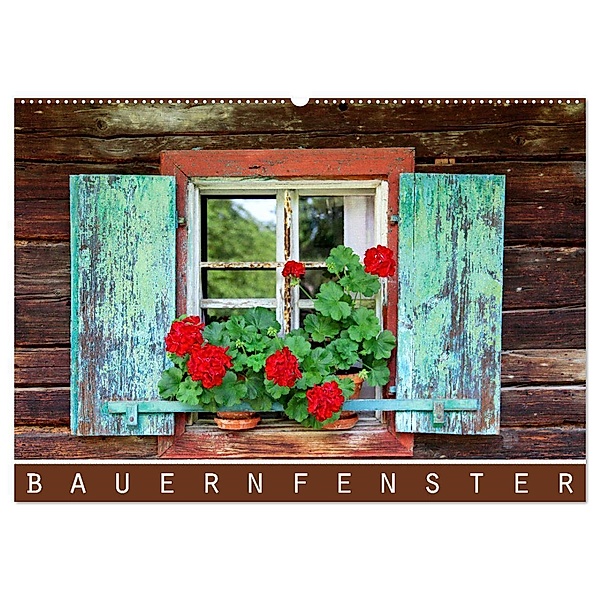 Bauernfenster (Wandkalender 2024 DIN A2 quer), CALVENDO Monatskalender, Dirk Ehrentraut