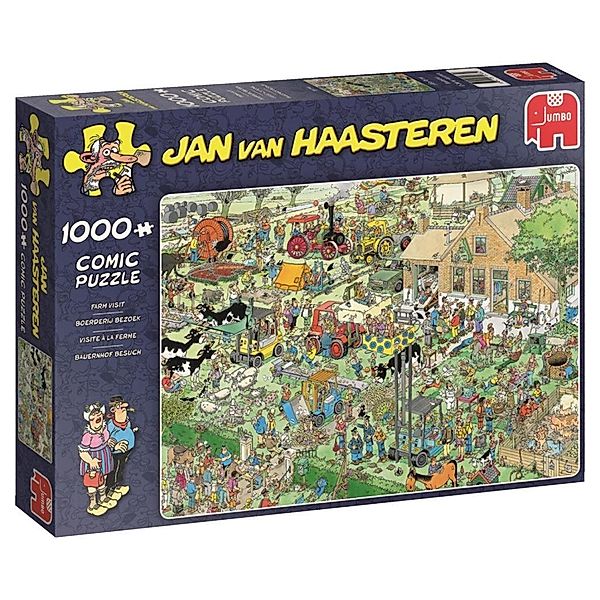 Bauernhof Besuch (Puzzle), Jan Van Haasteren