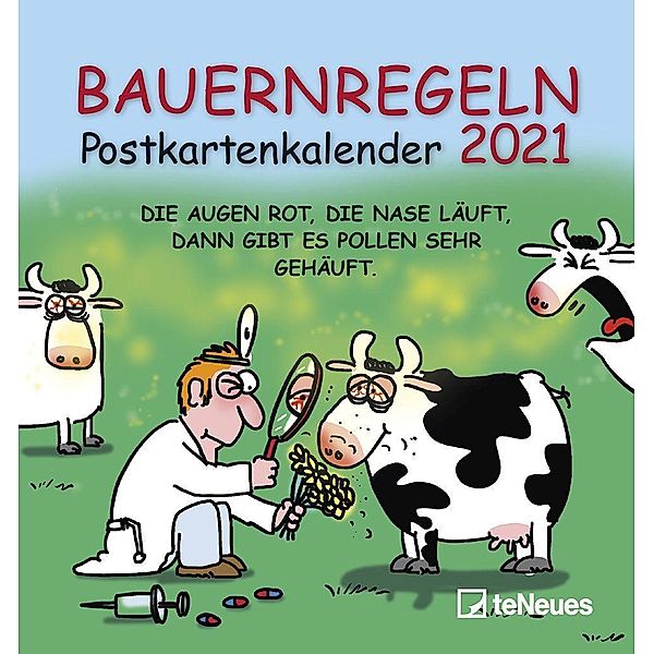 Bauernregeln 2021, Postkarten-Kalender