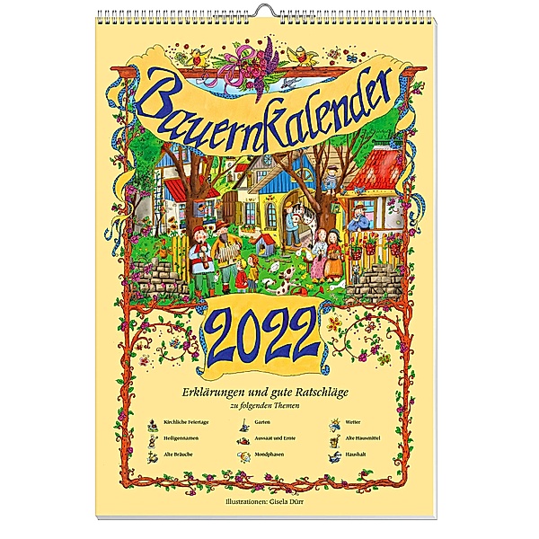 Bauernwandkalender 2022, Gisela Dürr