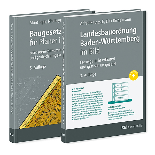 Baugesetzbuch für Planer im Bild & Landesbauordnung Baden-Württemberg im Bild, 2 Bde., Eva Maria Levold