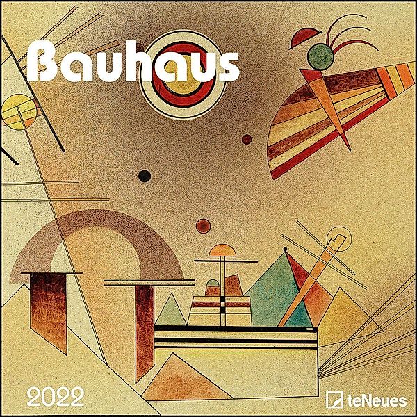 Bauhaus 2022 - Wand-Kalender - Broschüren-Kalender - 30x30 - 30x60 geöffnet - Kunst-Kalender