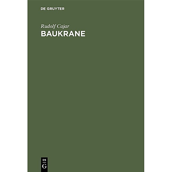 Baukrane / Jahrbuch des Dokumentationsarchivs des österreichischen Widerstandes, Rudolf Cajar